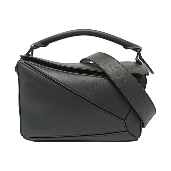 Puzzle Small Calfskin Green