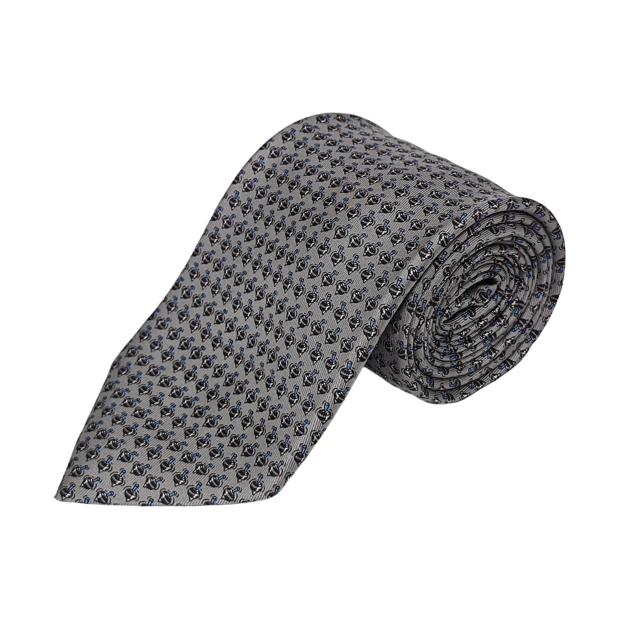 Mulberry Silk Tie Gray