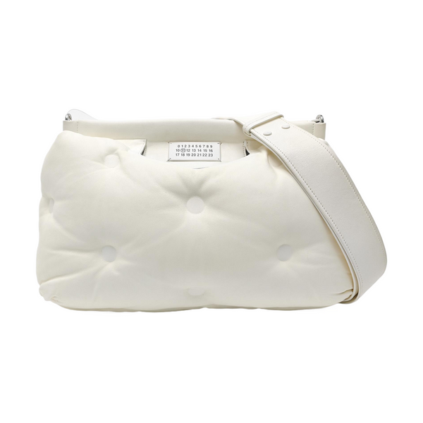 Lambskin Shoulder Bag White