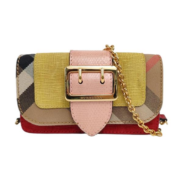 Buckle Calfskin Multicolor