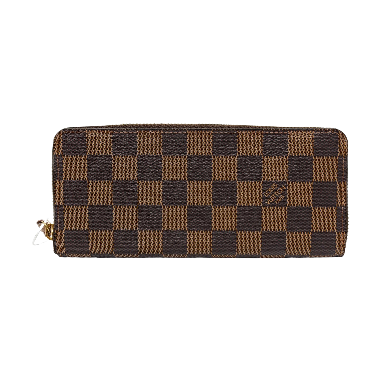 CLÉMENCE Damier Ebene Coated Canvas Brown Wallet