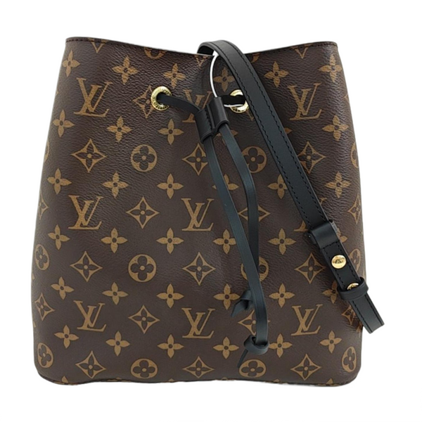 NÉONOÉ MM Monogram Coated Canvas Brown