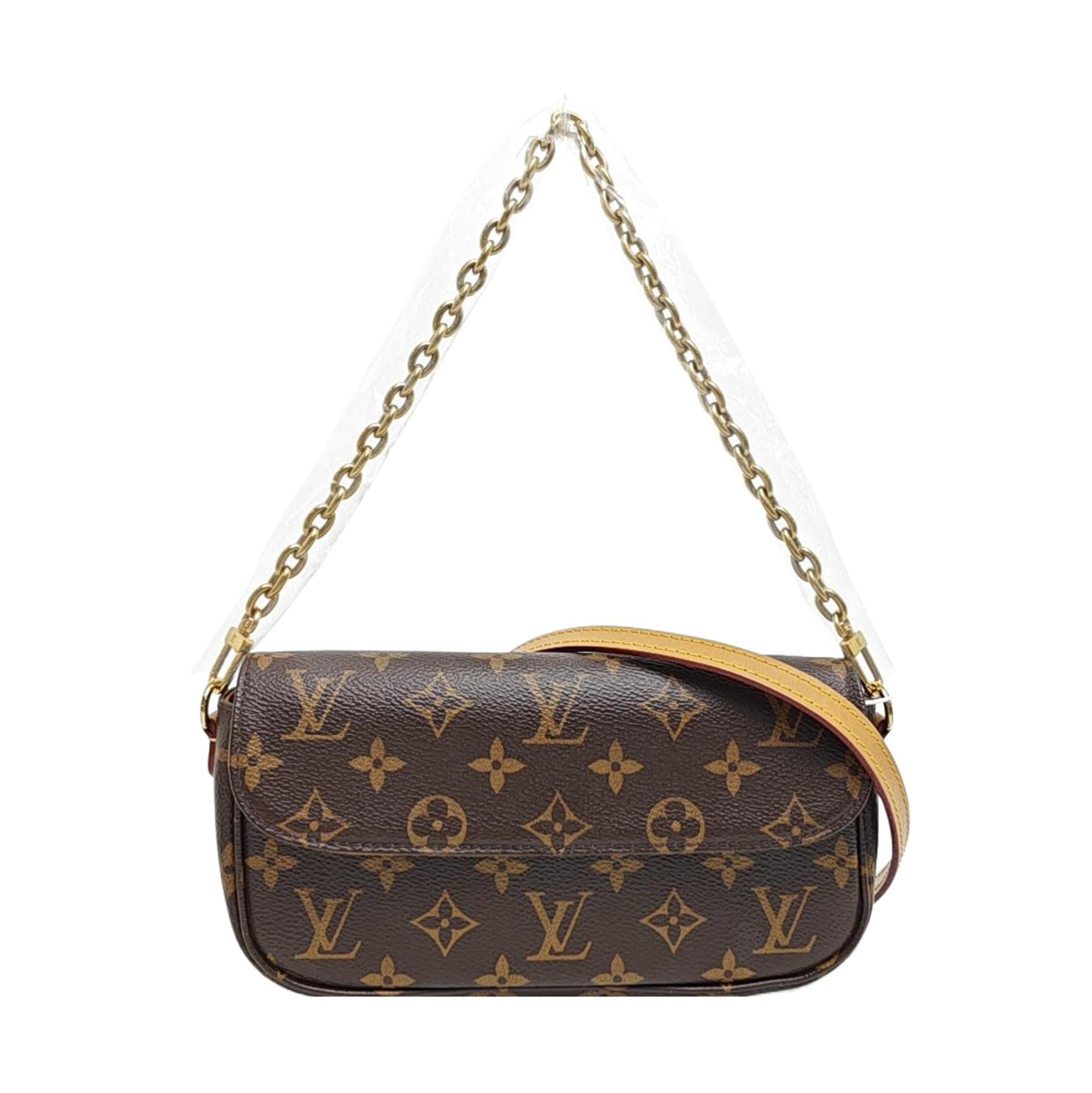 IVY Monogram Coated Canvas Brown