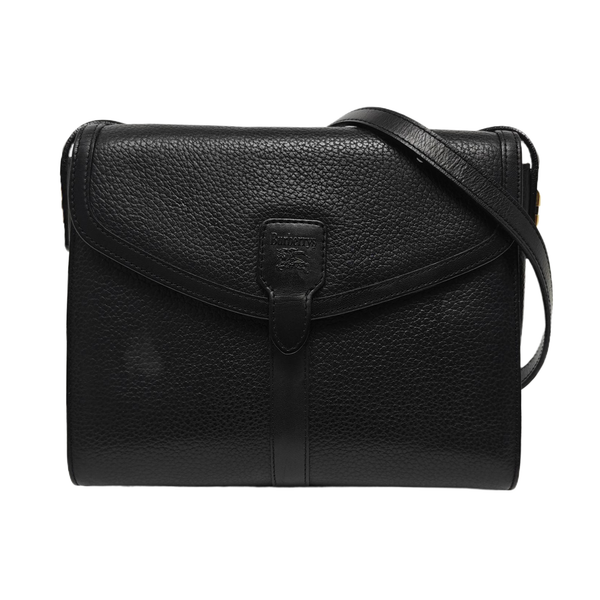 Calfskin Shoulder Bag Black