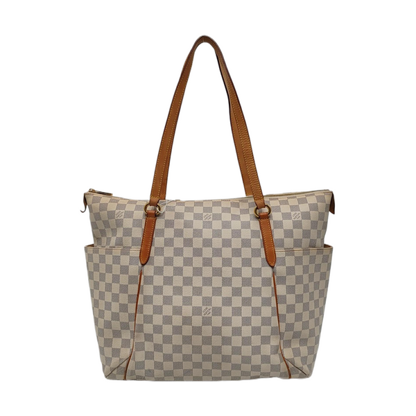 TOTALLY GM Damier Azur Coated Canvas White