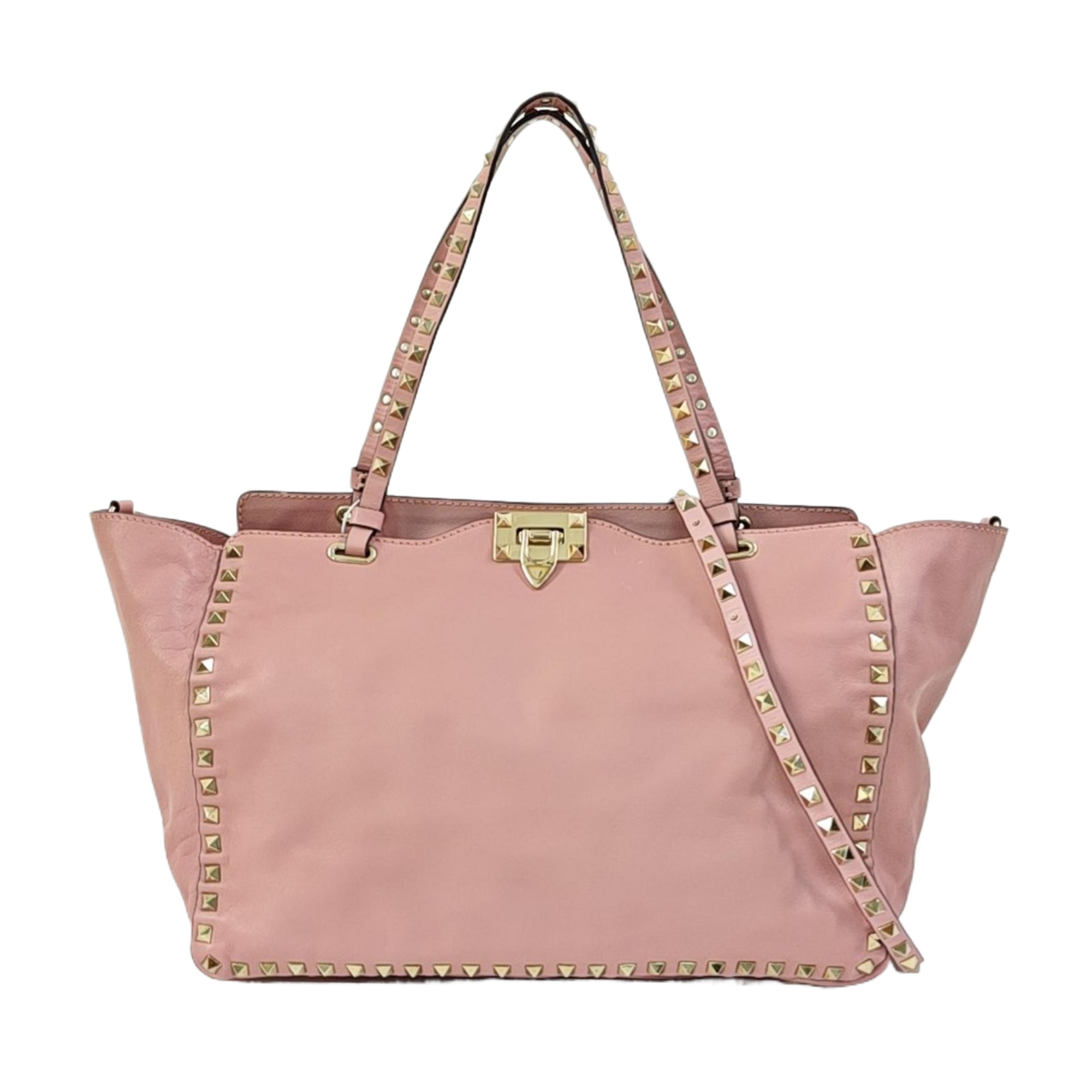 Rockstud Medium Leather Pink