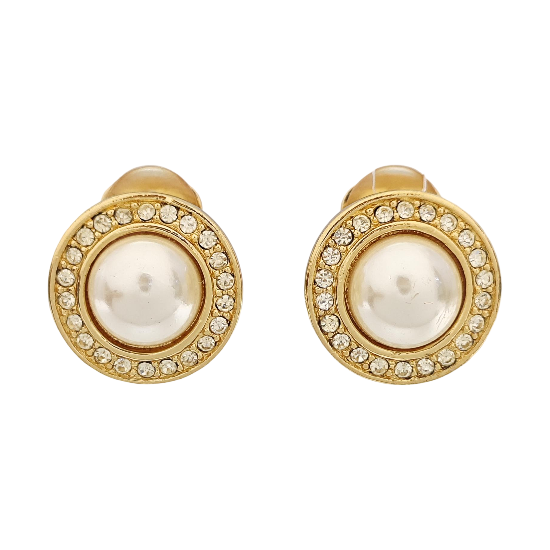 Metal Gold Clip On Earrings