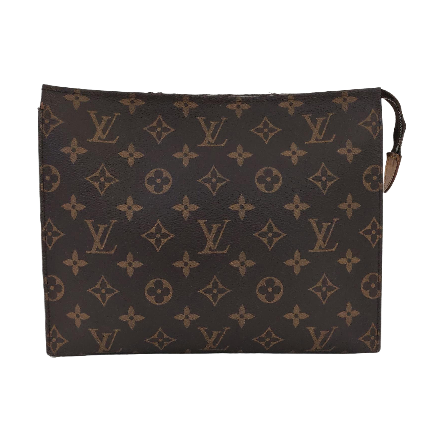 TOILET POCKET 26 Monogram Coated Canvas Brown