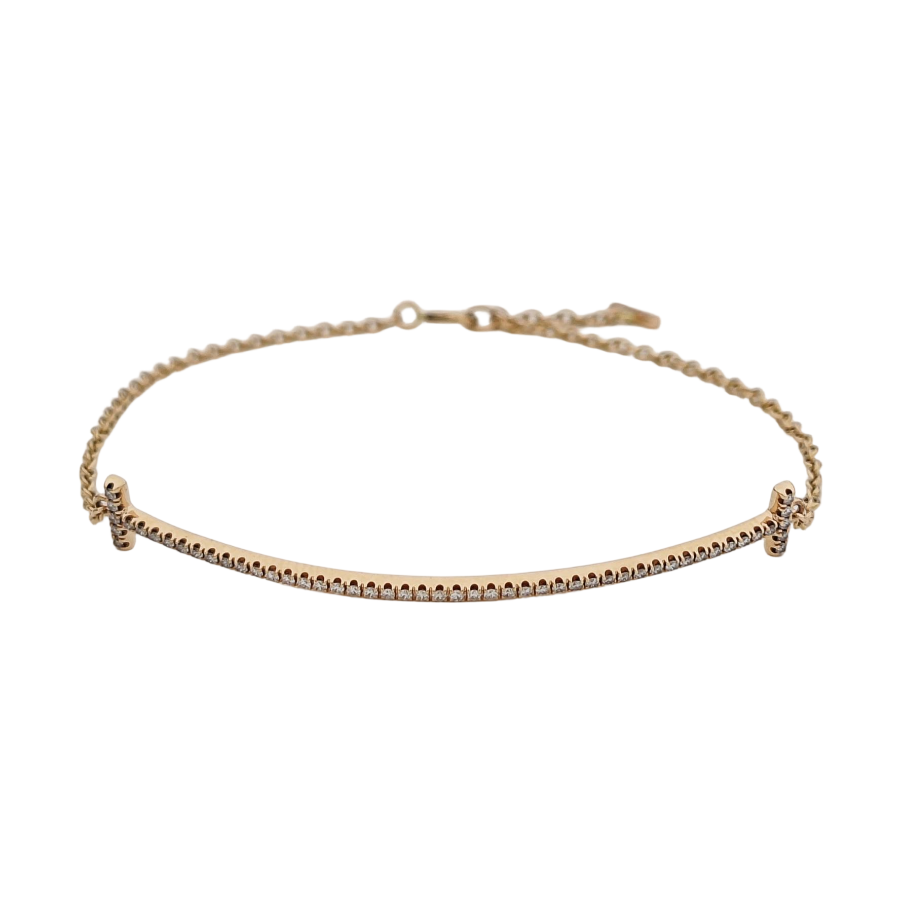 Tiffany T 18k Rose Gold Bracelet