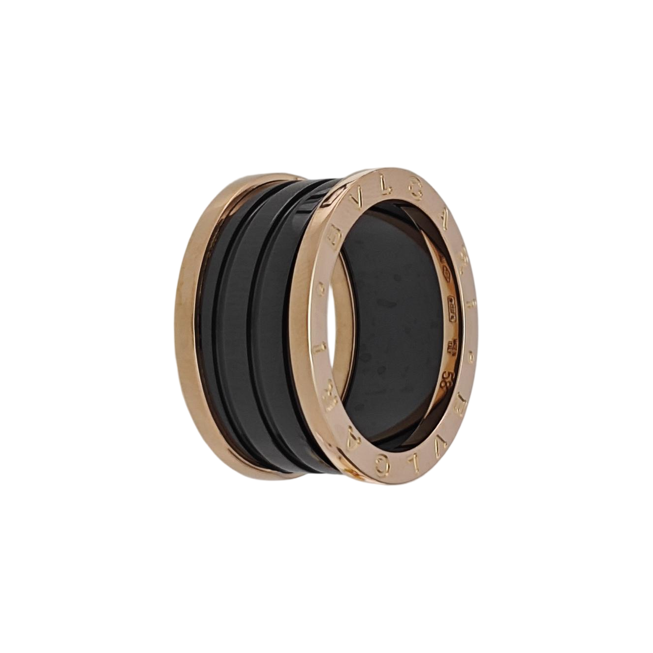 B.ZERO1 18k Rose Gold Ring EU 58