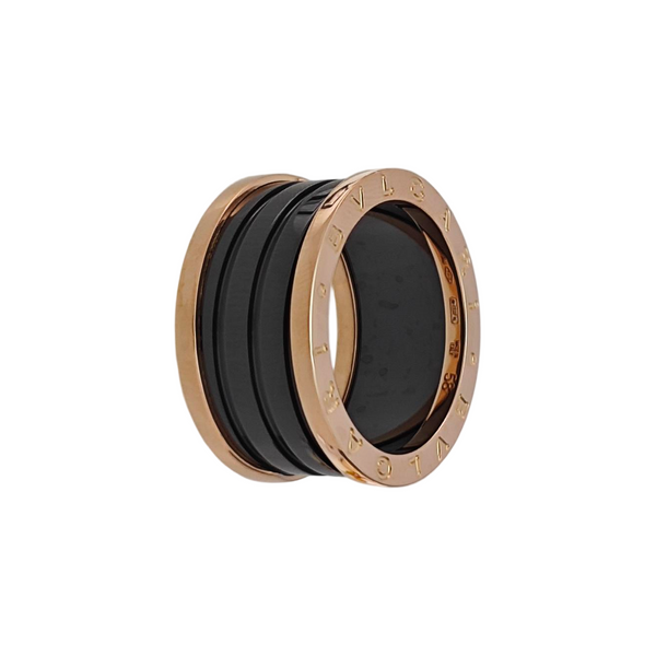 B.ZERO1 18k Rose Gold Ring EU 58