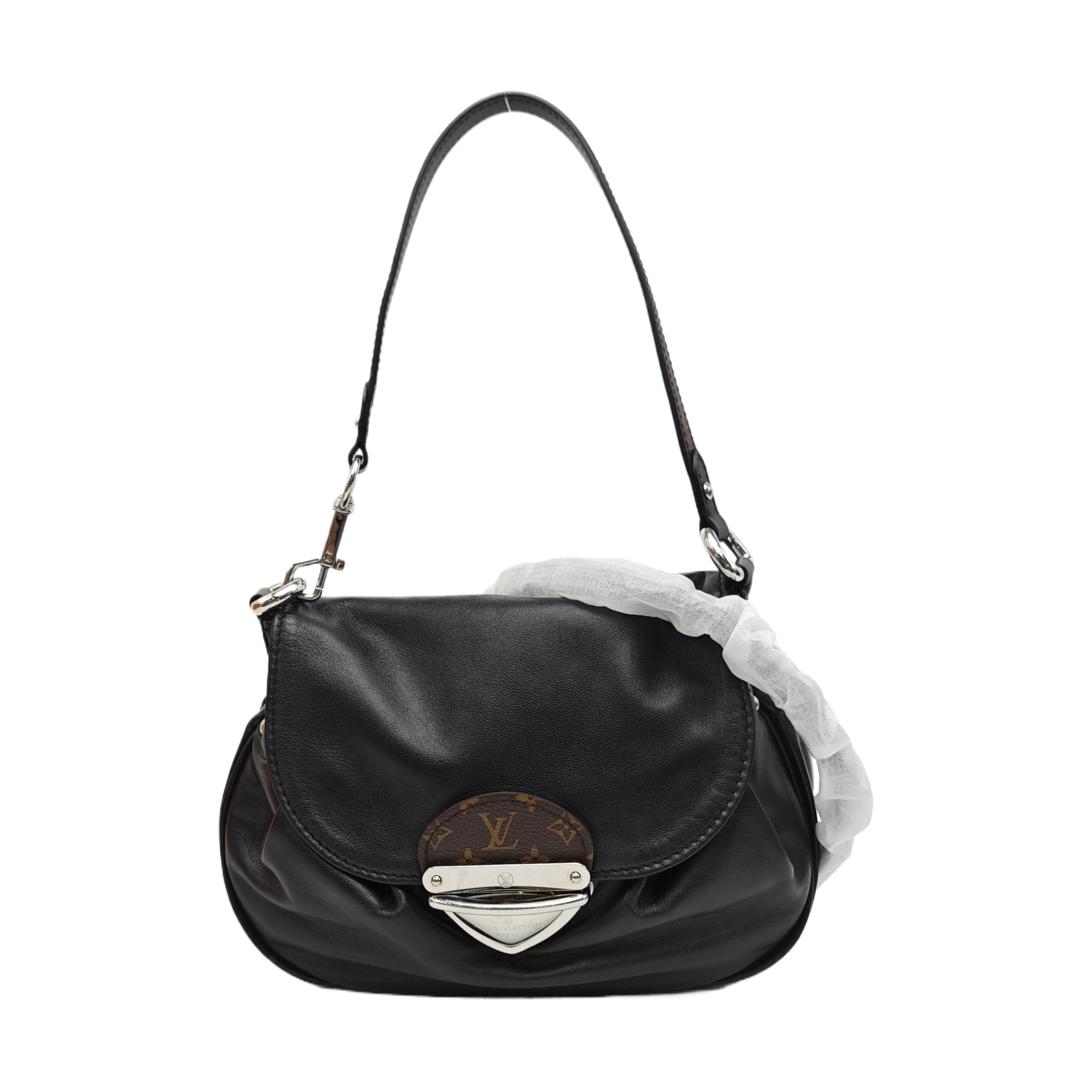 SUNSET Monogram Lambskin Black