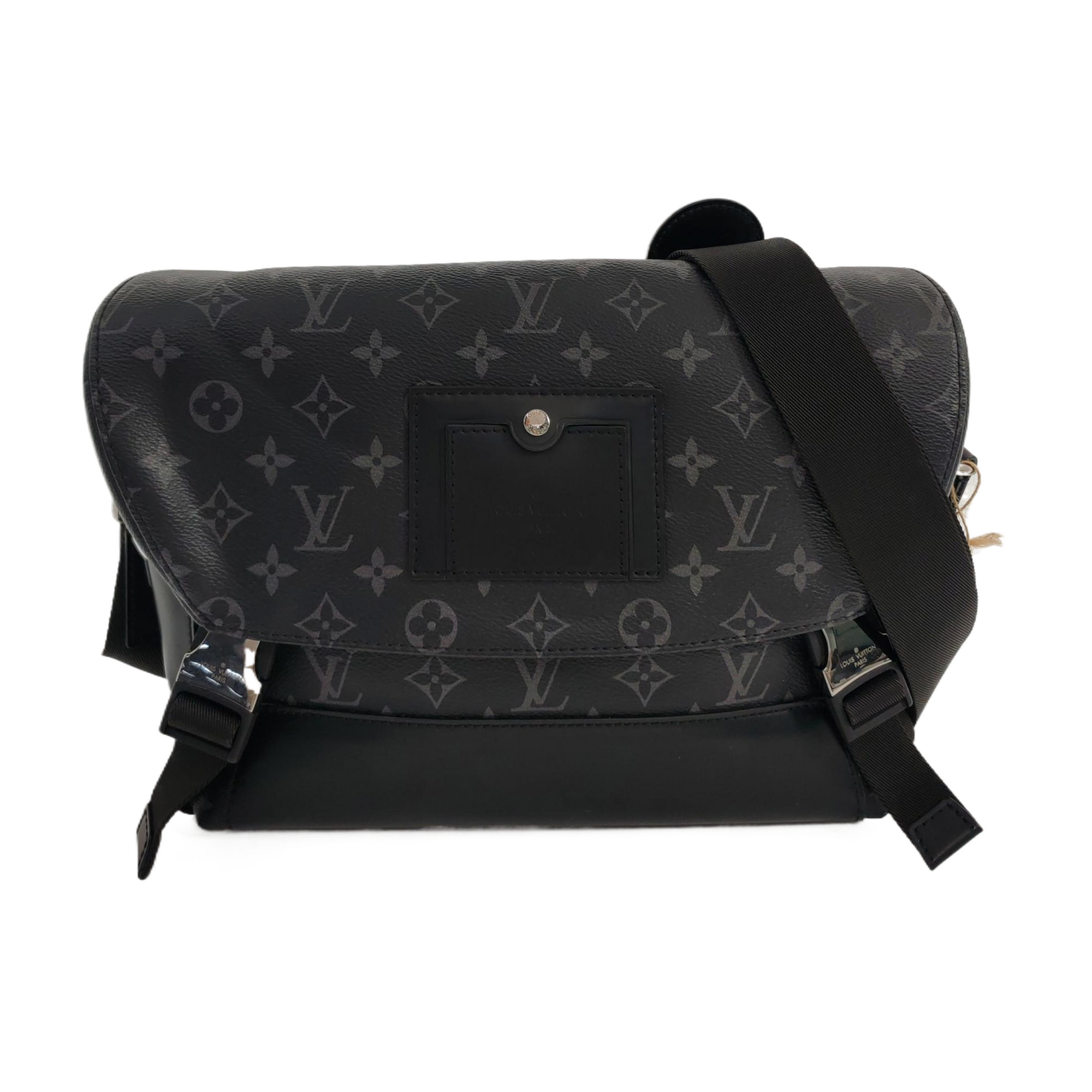 VOYAGER PM Monogram Coated Canvas Black