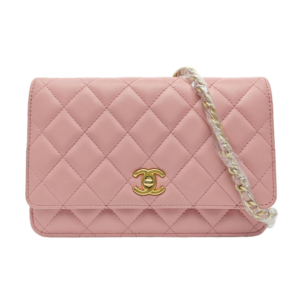 TRENDY CC Quilted Lambskin Pink