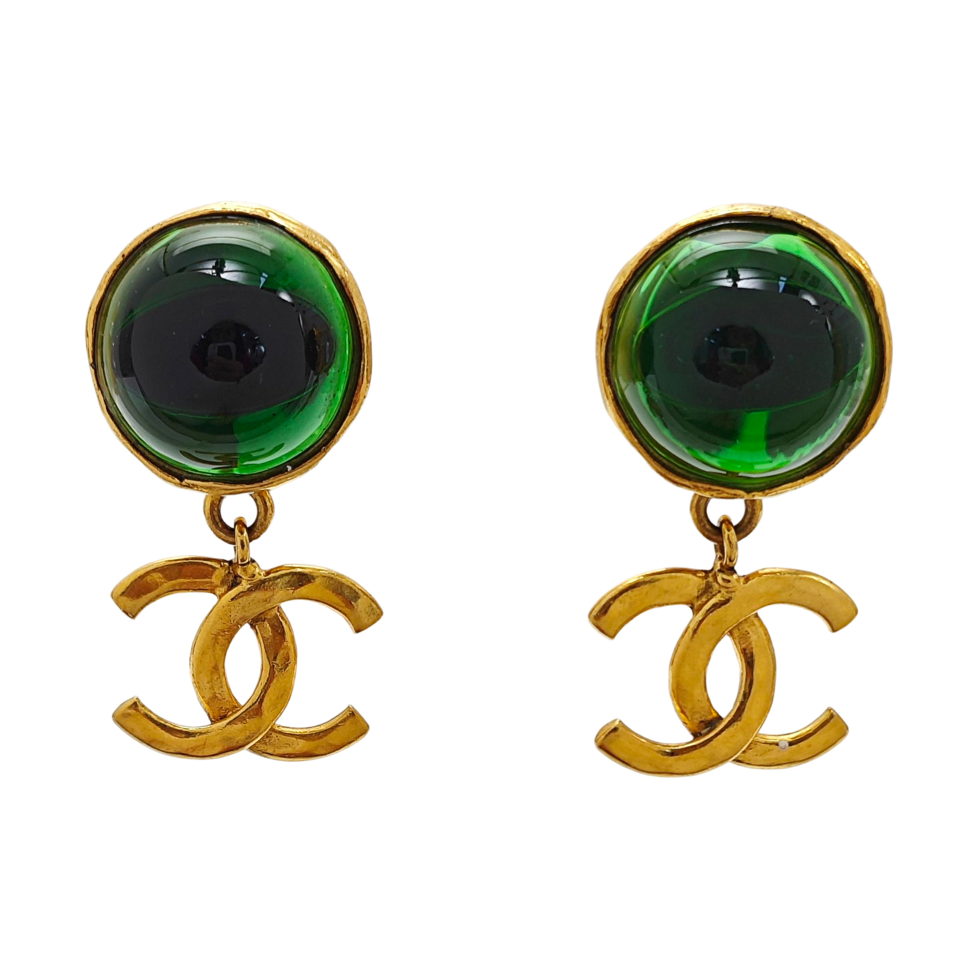 Metal Gold Clip On Earrings