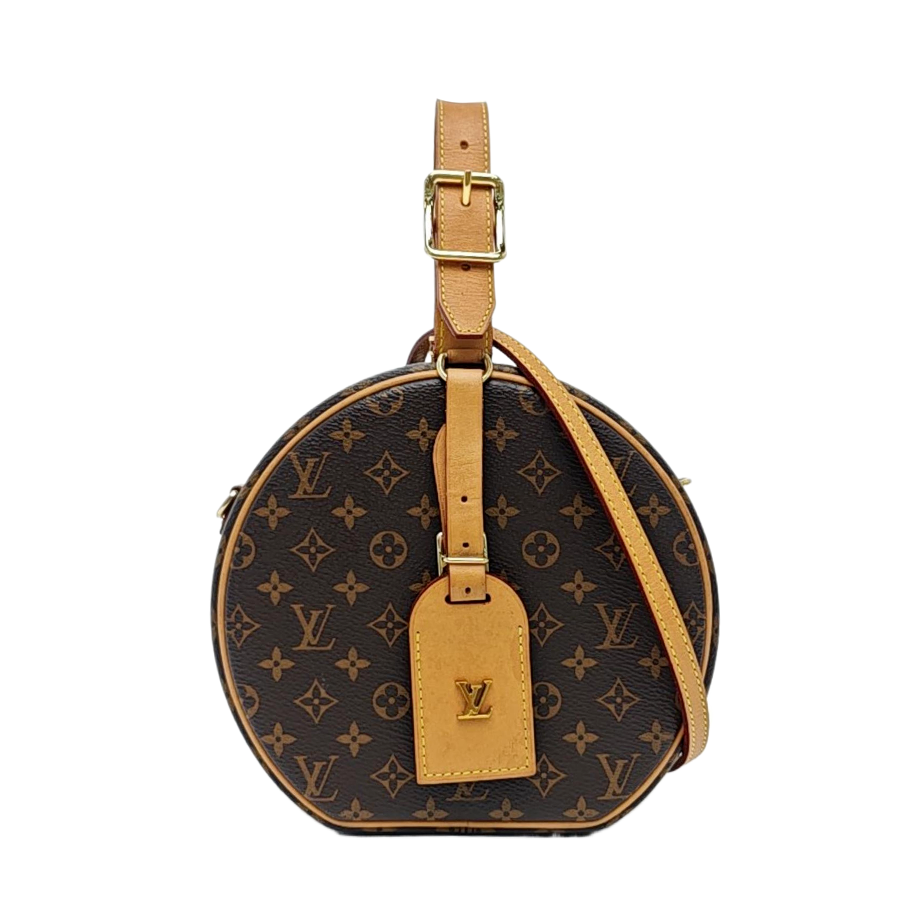 BOITE CHAPEAU PM Monogram Coated Canvas Brown