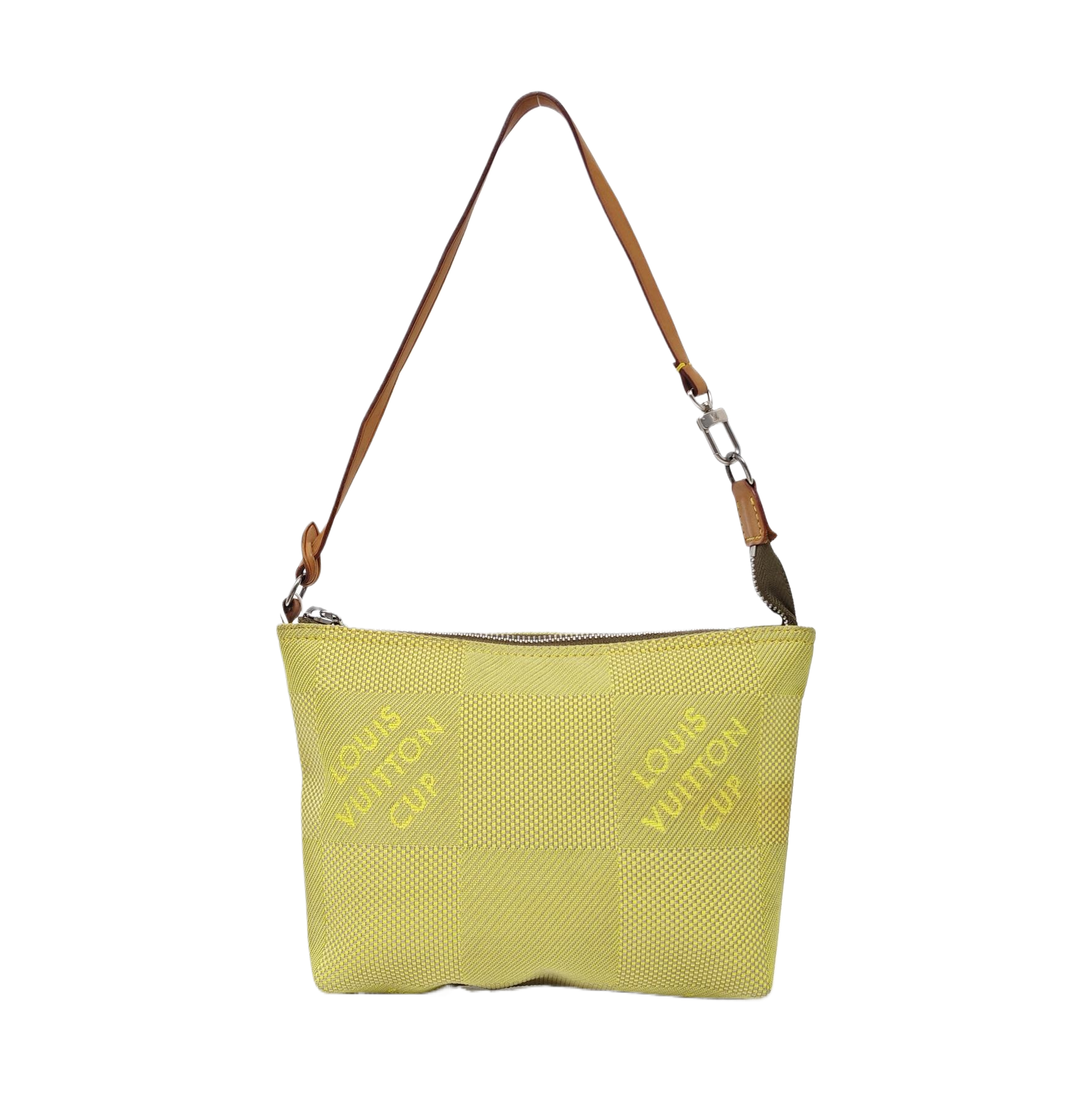 Fabric Top Handle Bag Green