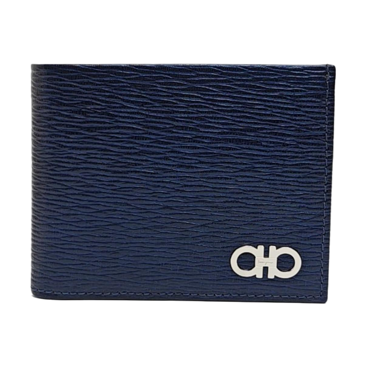 Authenticated pre-owned  Gancini Calfskin Blue Wallet - Wallet at Looply