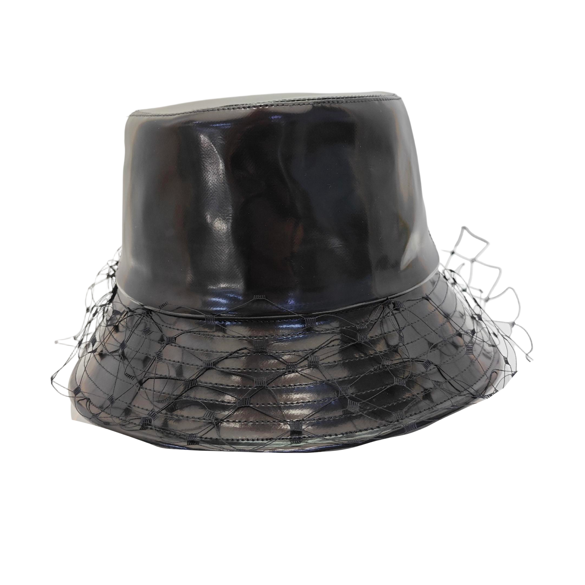 PU/polyurethane Hat Black