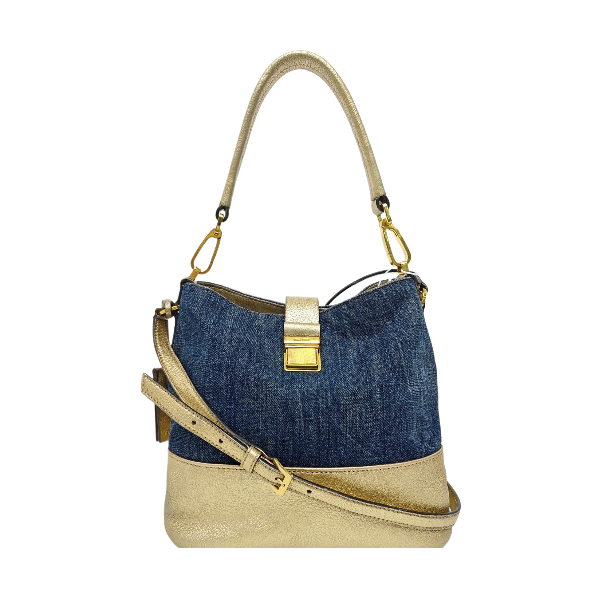 Denim Shoulder Bag Blue