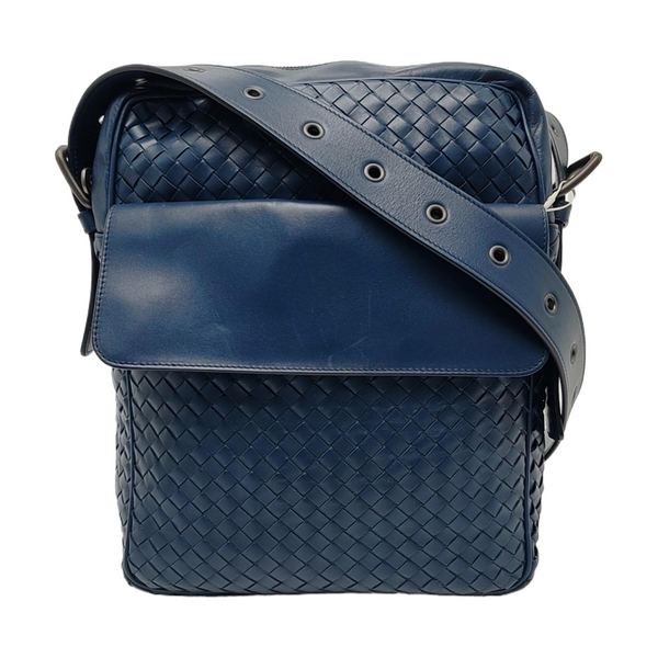 Calfskin Shoulder Bag Blue