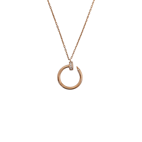 JUSTE UN CLOU 18k Rose Gold Necklace