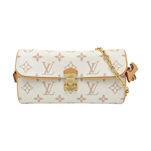 Pochette Camille Monogram Coated Canvas Beige