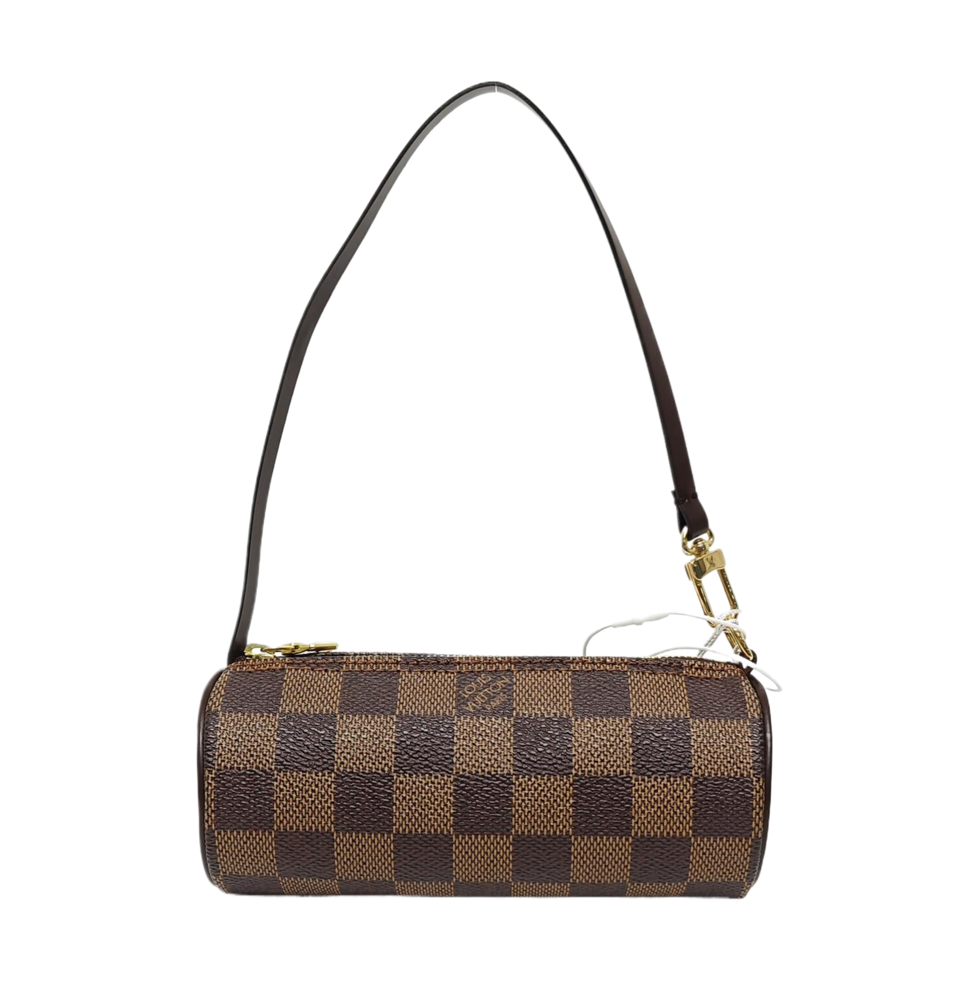 PAPILLON Mini Damier Ebene Coated Canvas Brown