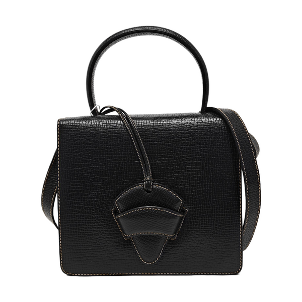 Calfskin Shoulder Bag Black