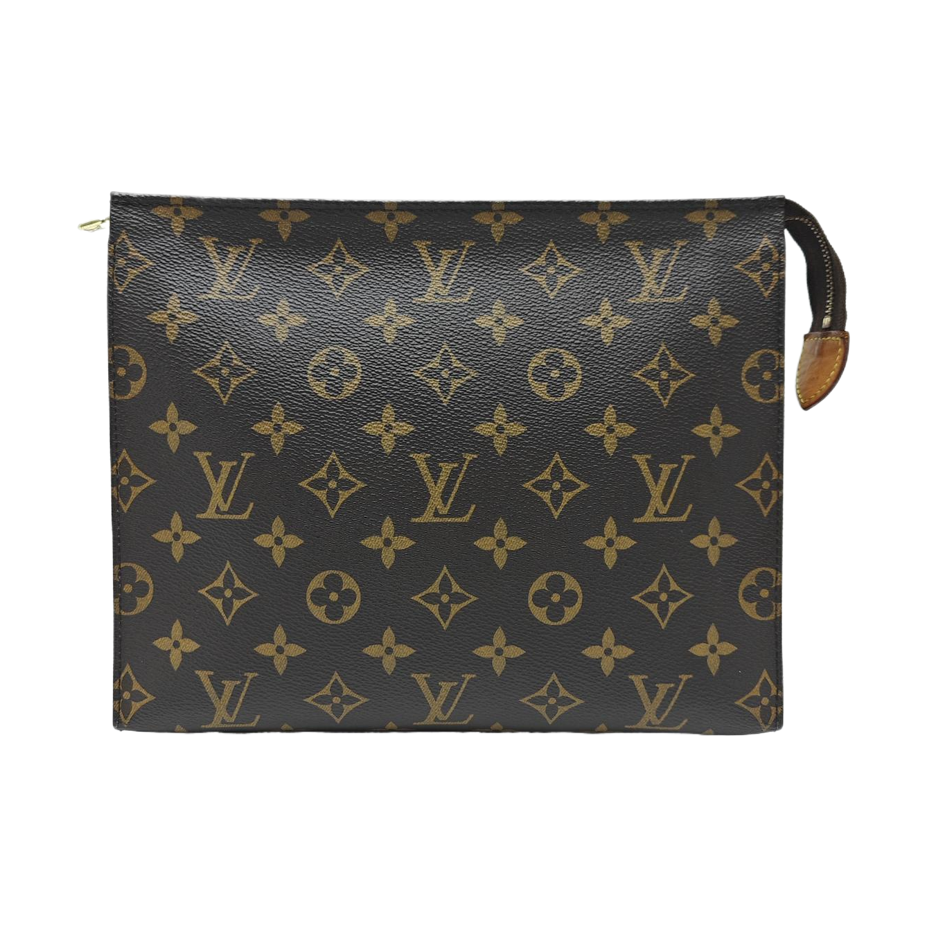 TOILET POCKET 26 Monogram Coated Canvas Brown