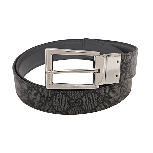 Leather Belt Gray