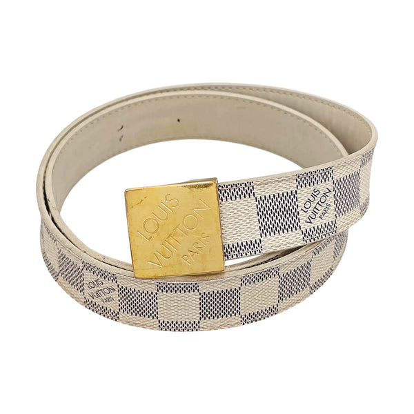 Leather Belt White