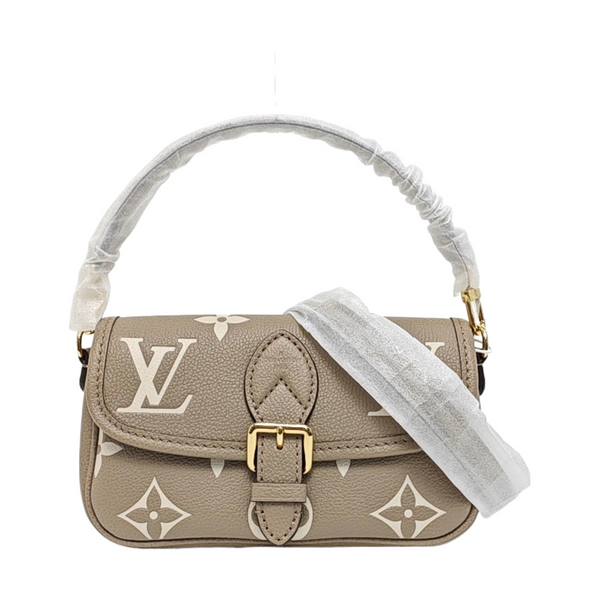 DIANE Nano Monogram Calfskin Gray