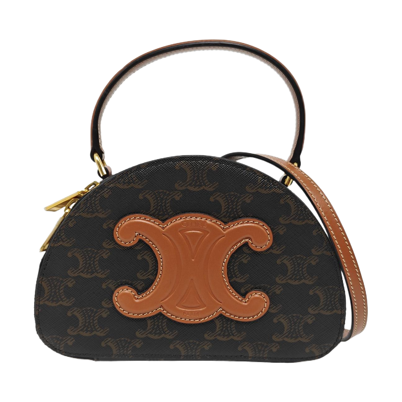 TRIOMPHE Mini Coated Canvas Black