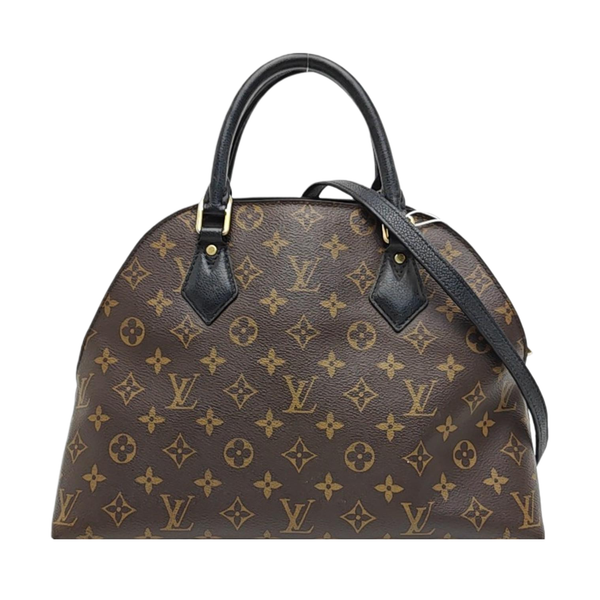 ALMA BNB MM Monogram Coated Canvas Brown