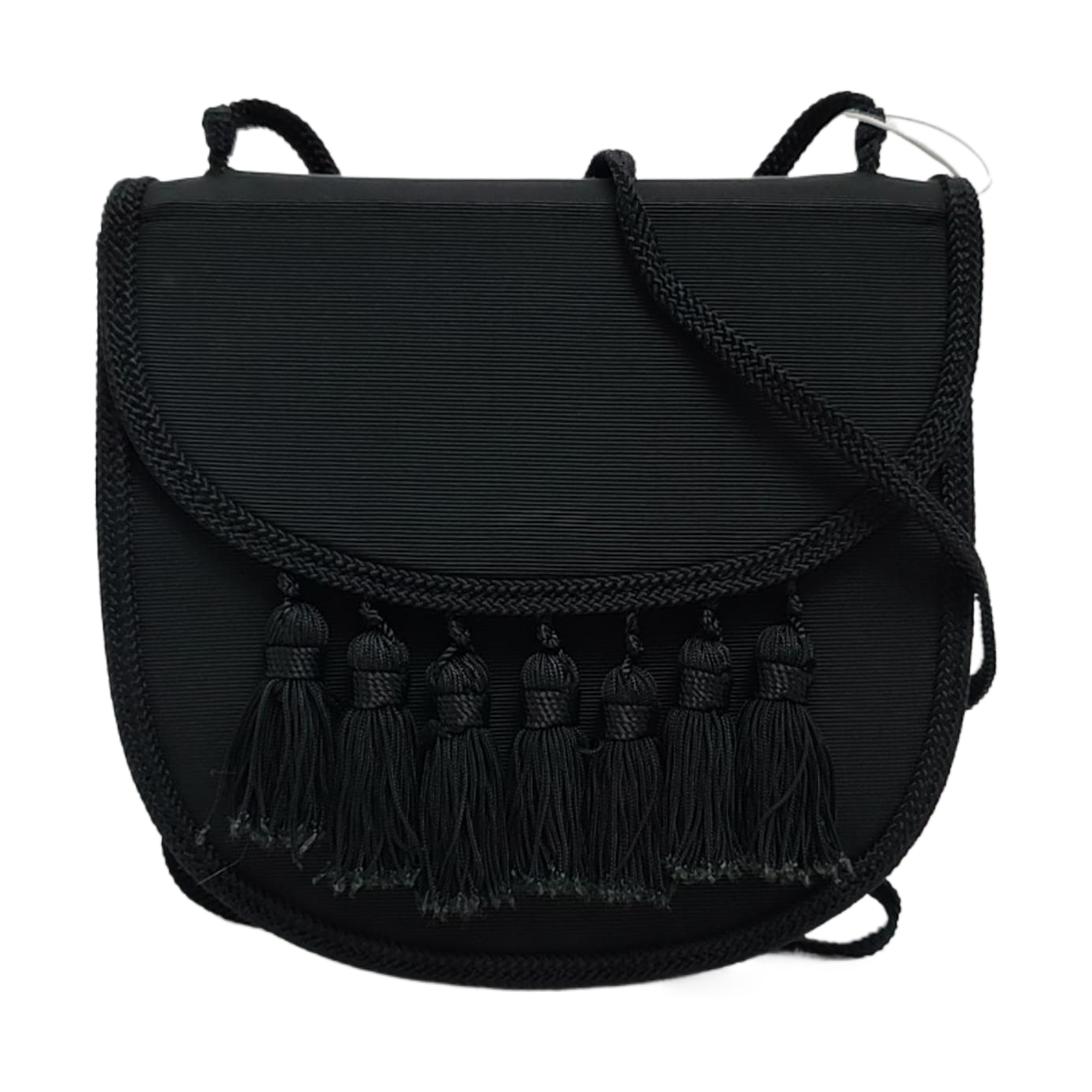 Fabric Shoulder Bag Black
