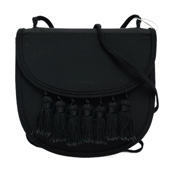 Fabric Shoulder Bag Black