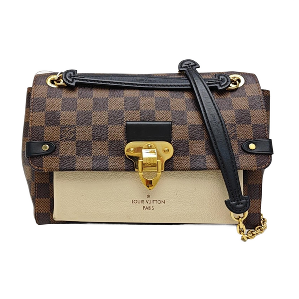 VAVIN PM Damier Ebene Coated Canvas Brown