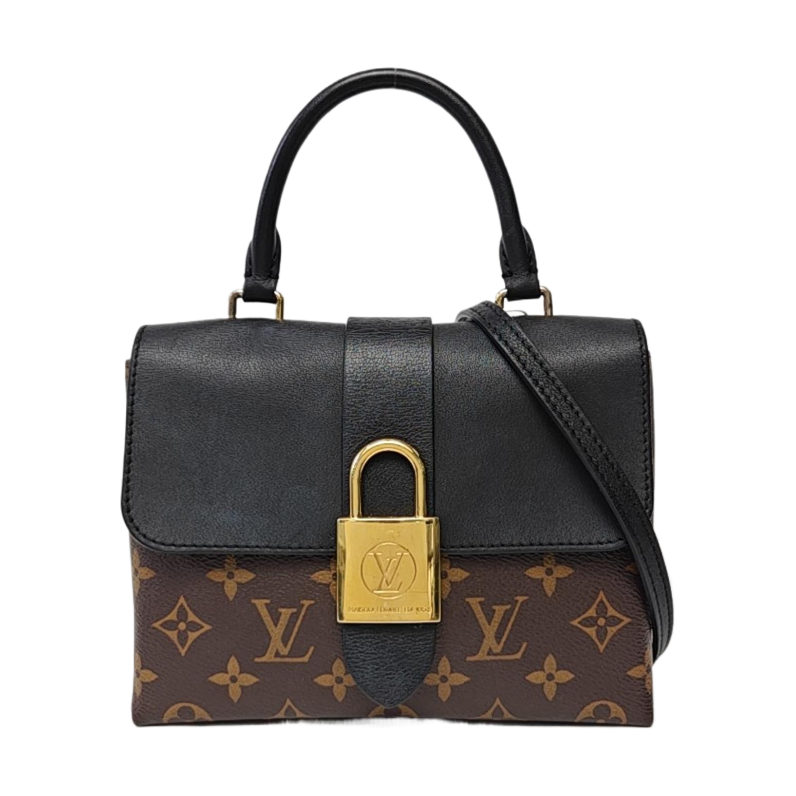 Authenticated pre-owned  LOCKY BB Monogram Coated Canvas Brown - Crossbody Bag at Looply