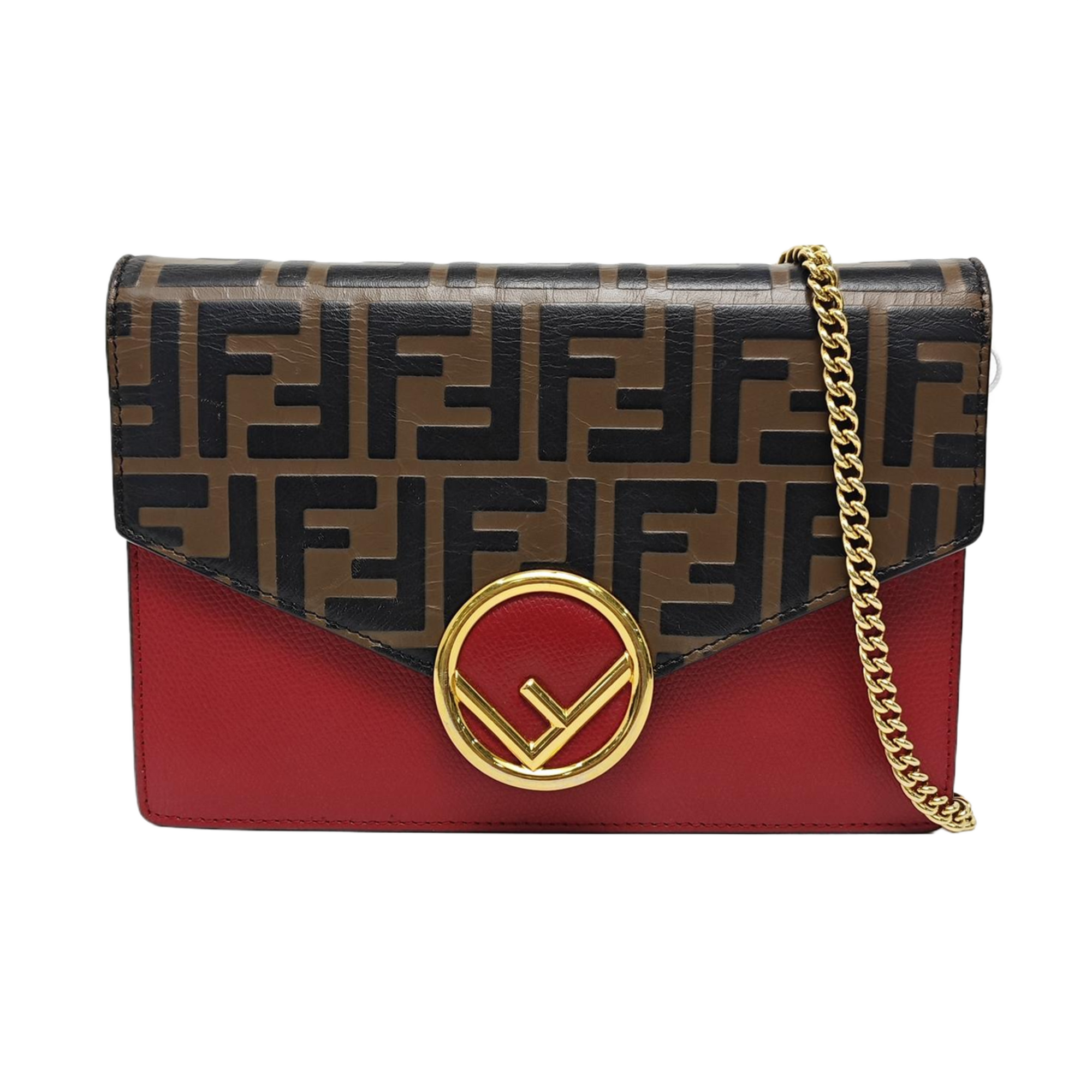 F Is Fendi Calfskin Red