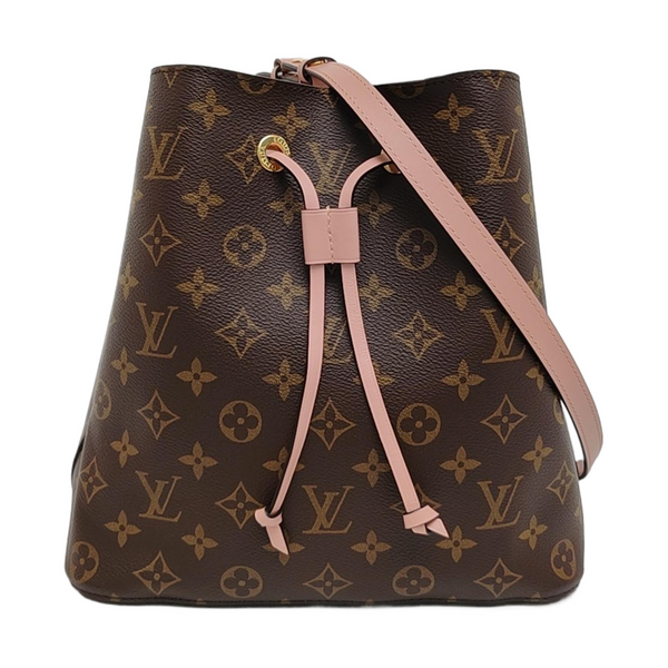 NÉONOÉ MM Monogram Coated Canvas Brown