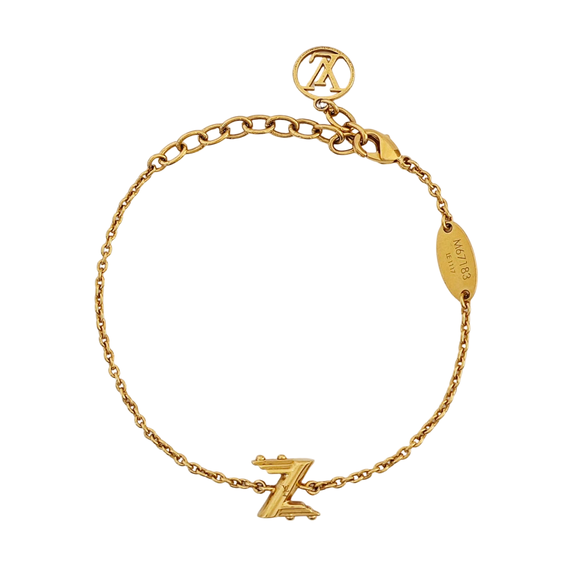 LV &amp; ME Metal Gold Bracelet