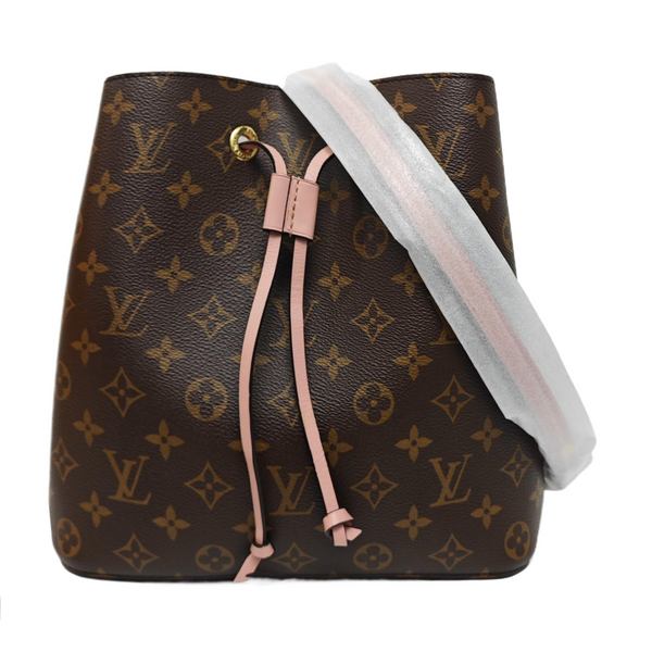 NÉONOÉ MM Monogram Coated Canvas Brown