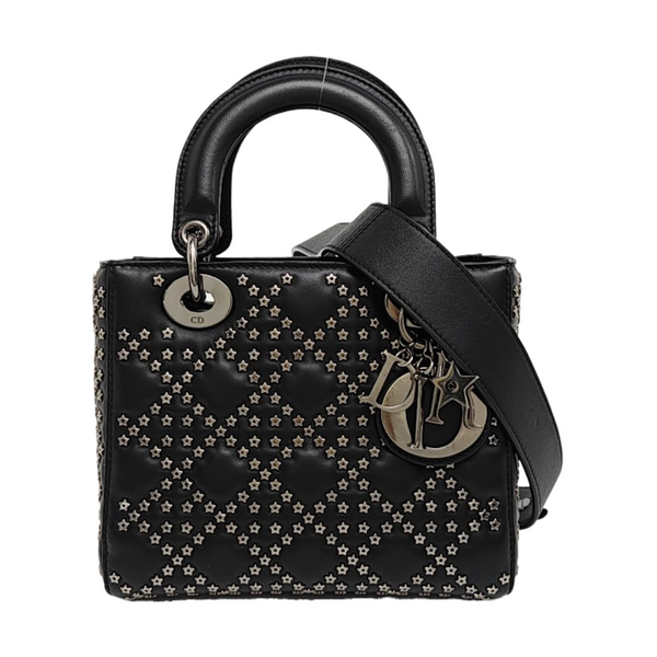 Lady Dior Small Cannage Lambskin Black