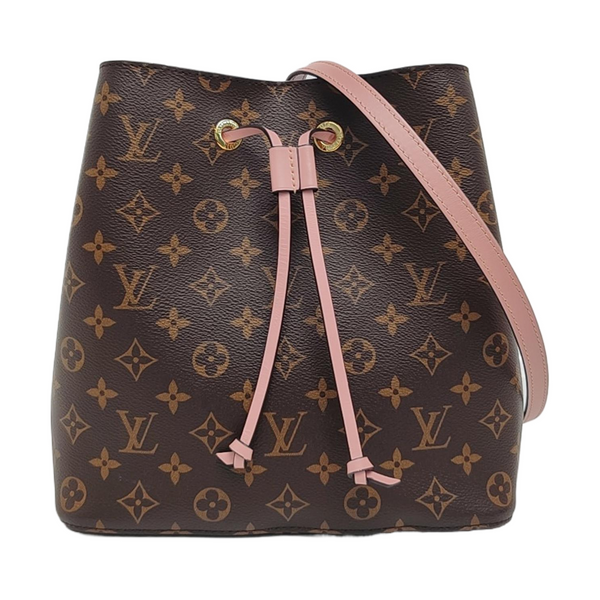NÉONOÉ MM Monogram Coated Canvas Brown