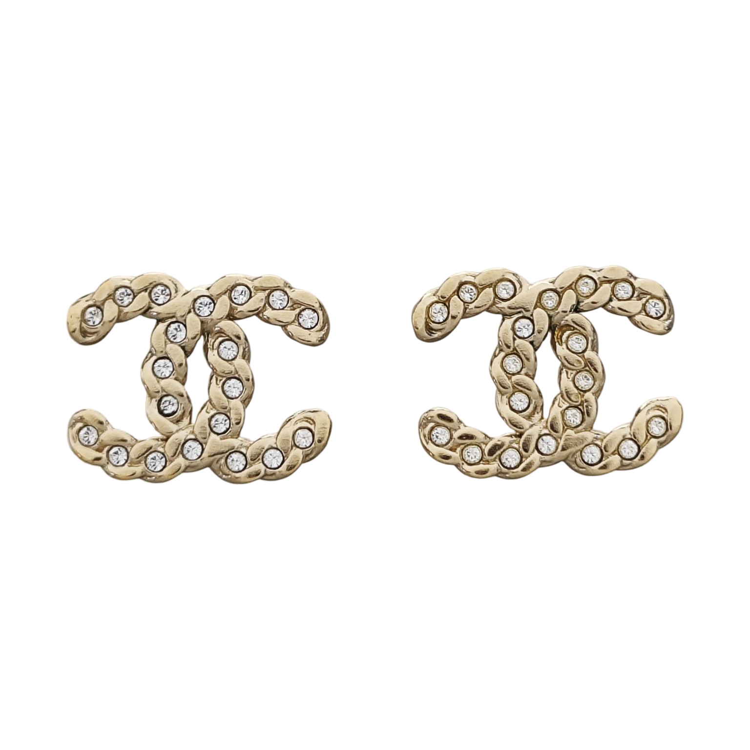Metal Gold Stud Earrings
