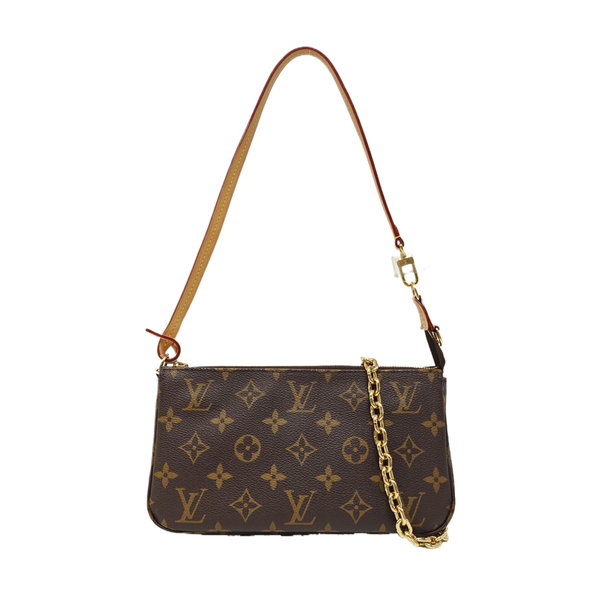 POCHETTE ACCESSOIRES GM Monogram Coated Canvas Brown