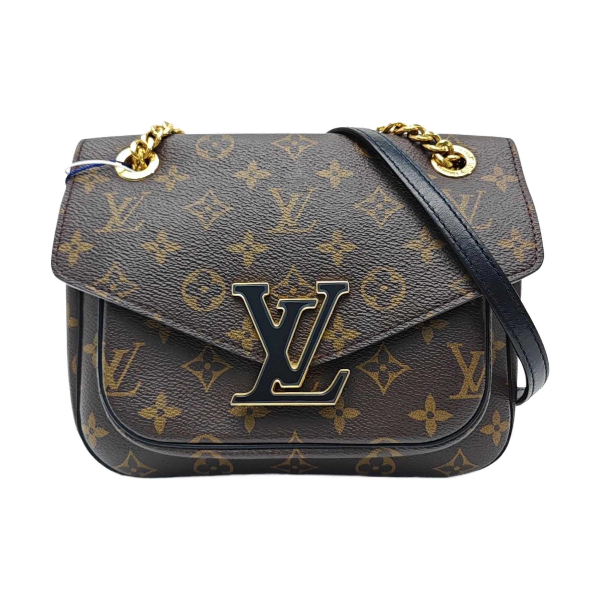 PASSY Monogram Coated Canvas Brown