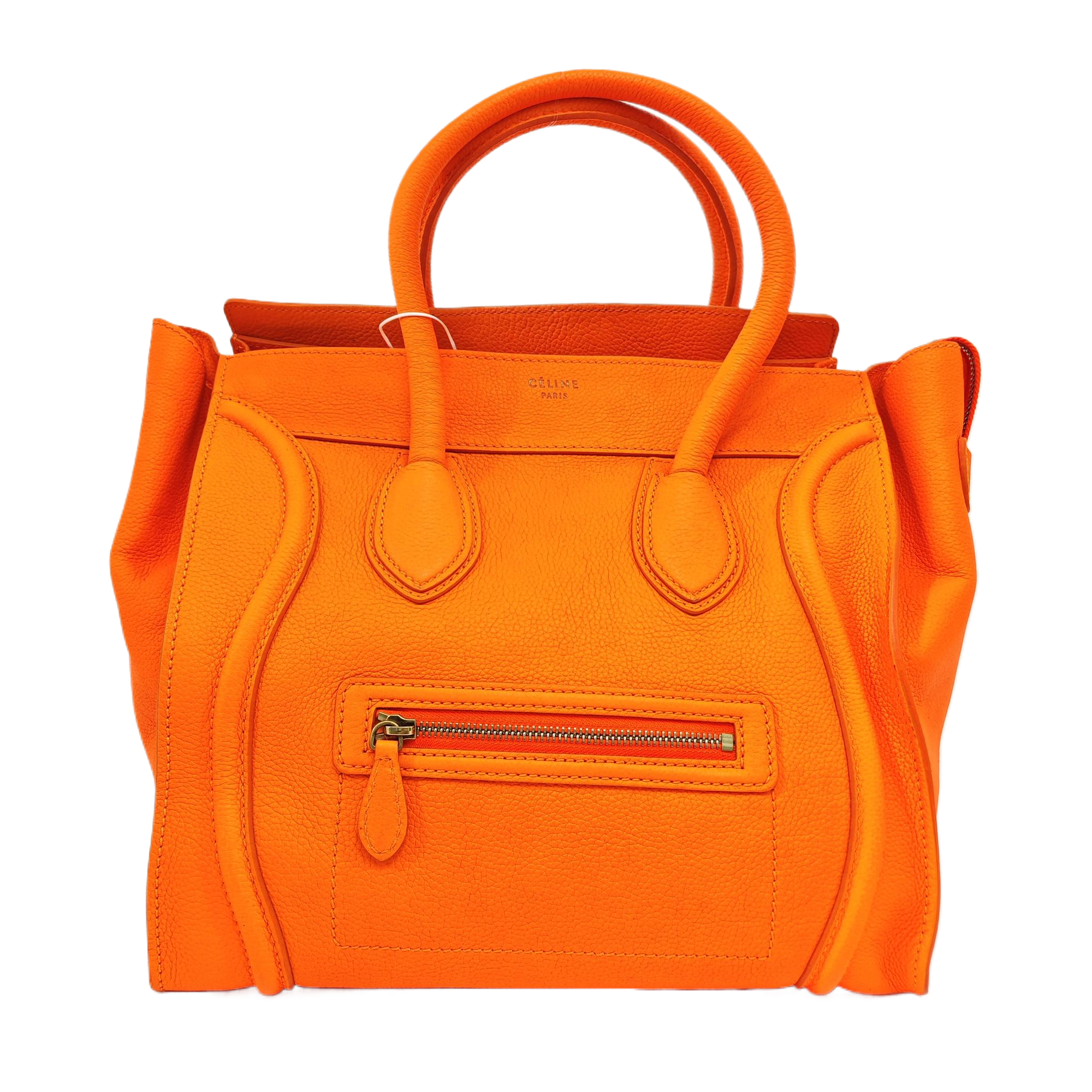 LUGGAGE Mini Calfskin Orange