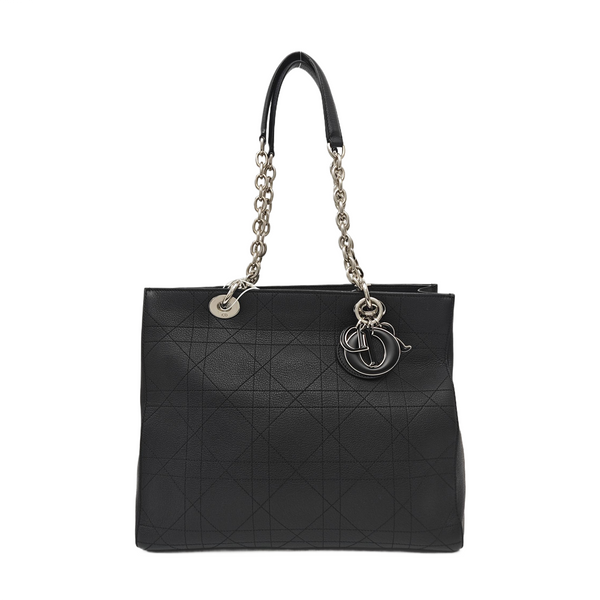 Nwts Ultra Med Quilted Calfskin Black
